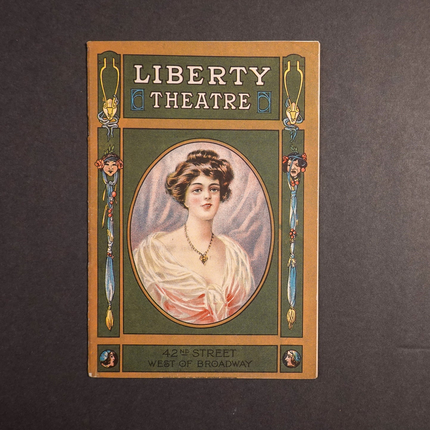 1910s - 1920s NYC Broadway Theater Programs - Empire Theater, New Bijou Theater, Liberty Theater - The Magazine Theater Program