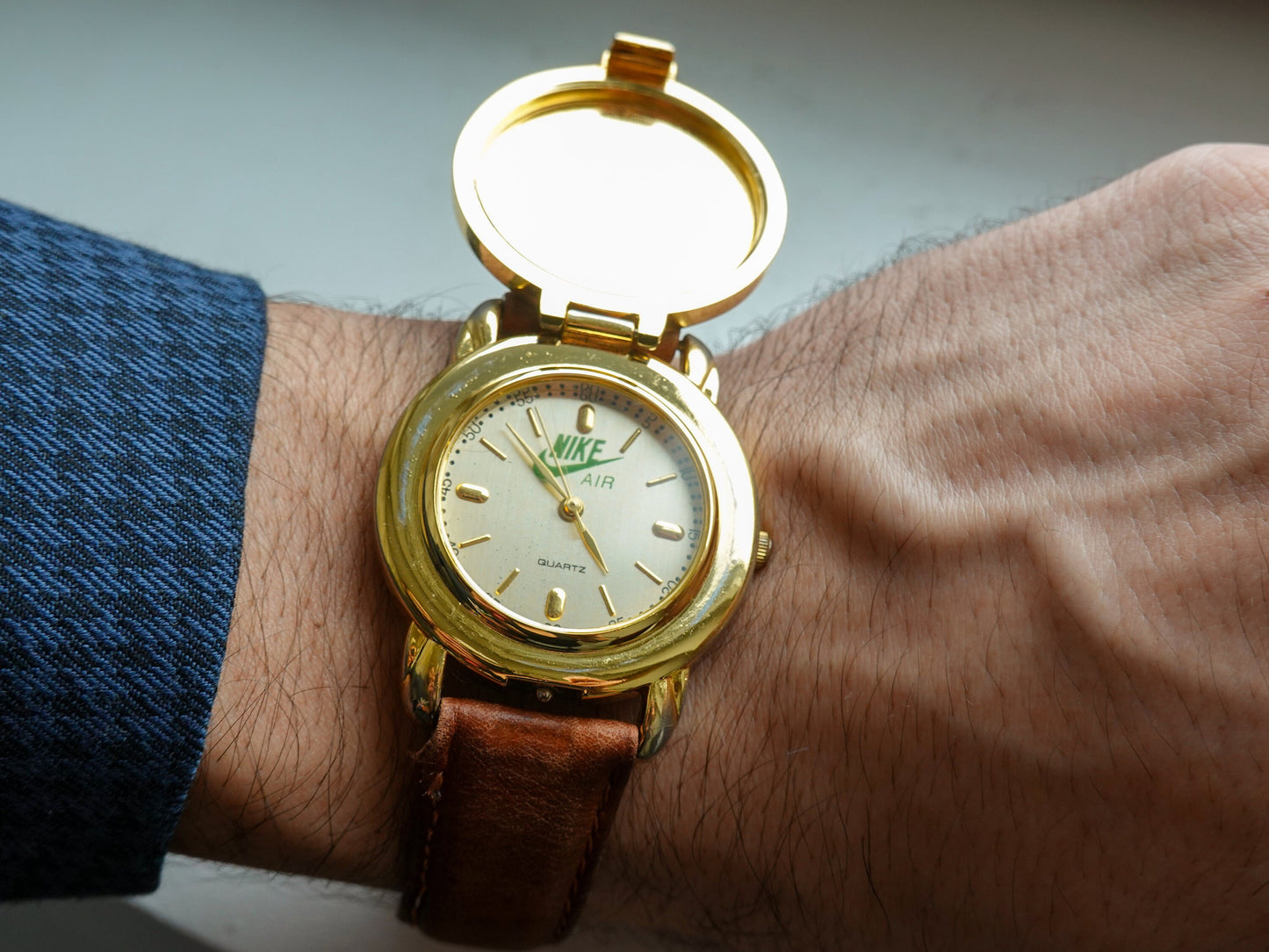 Vintage Nike Air Flip Top Watch - Super Rare Nike AirMax Watch