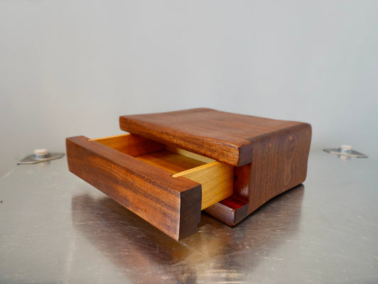 Artisan Made Single Drawer Box - Solid Wood - Studio Woodworker Box