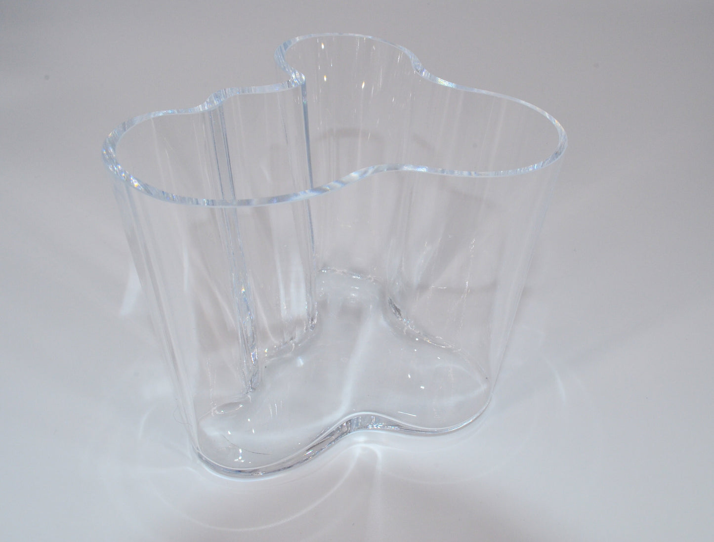 Early Iittala Aalto Vase - Alvar Aalto - Hand Blown Glass