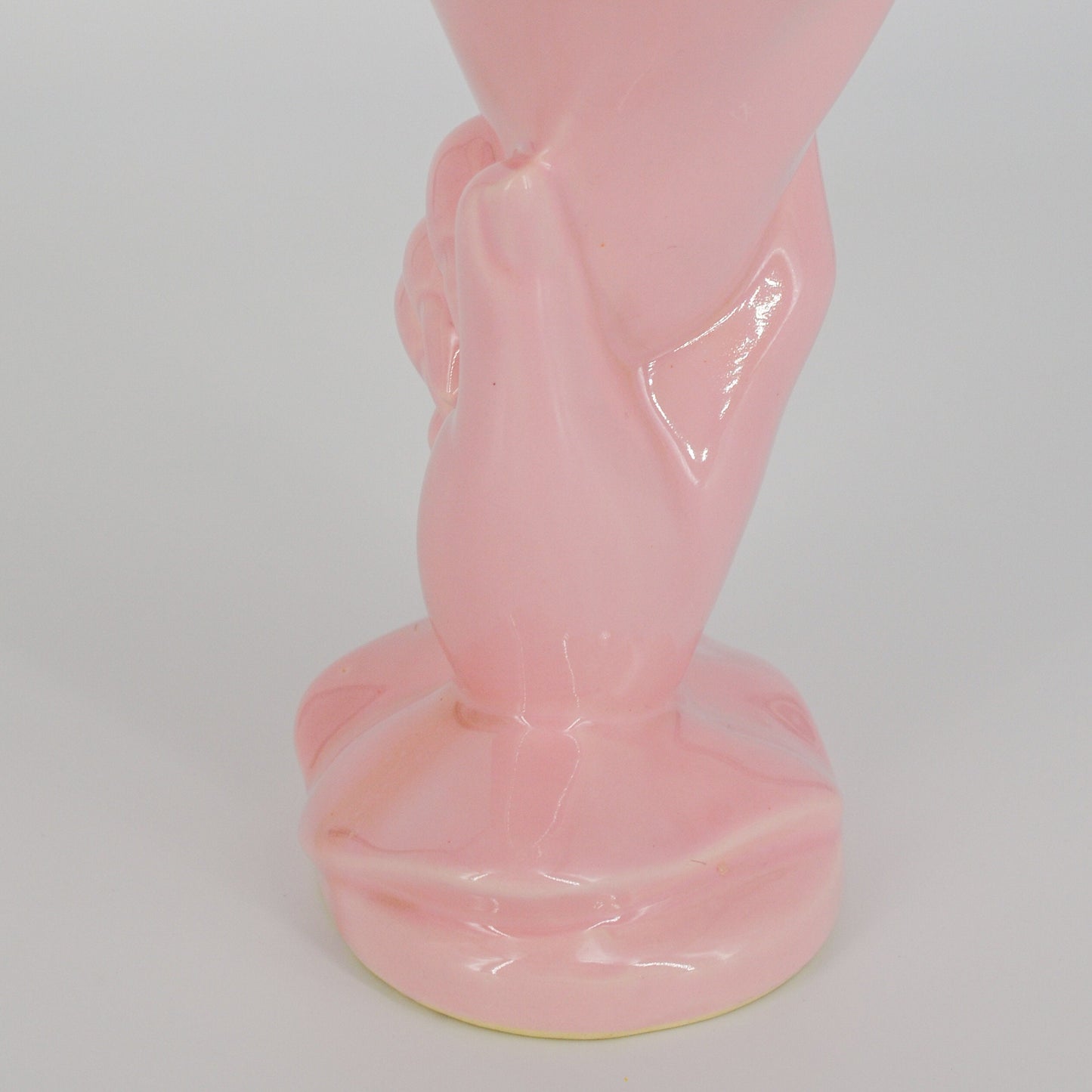 40's Vase - Late Art Deco - Hull USA Ceramic Vase - Pastel Vase, Feminine Vase - Art Glass