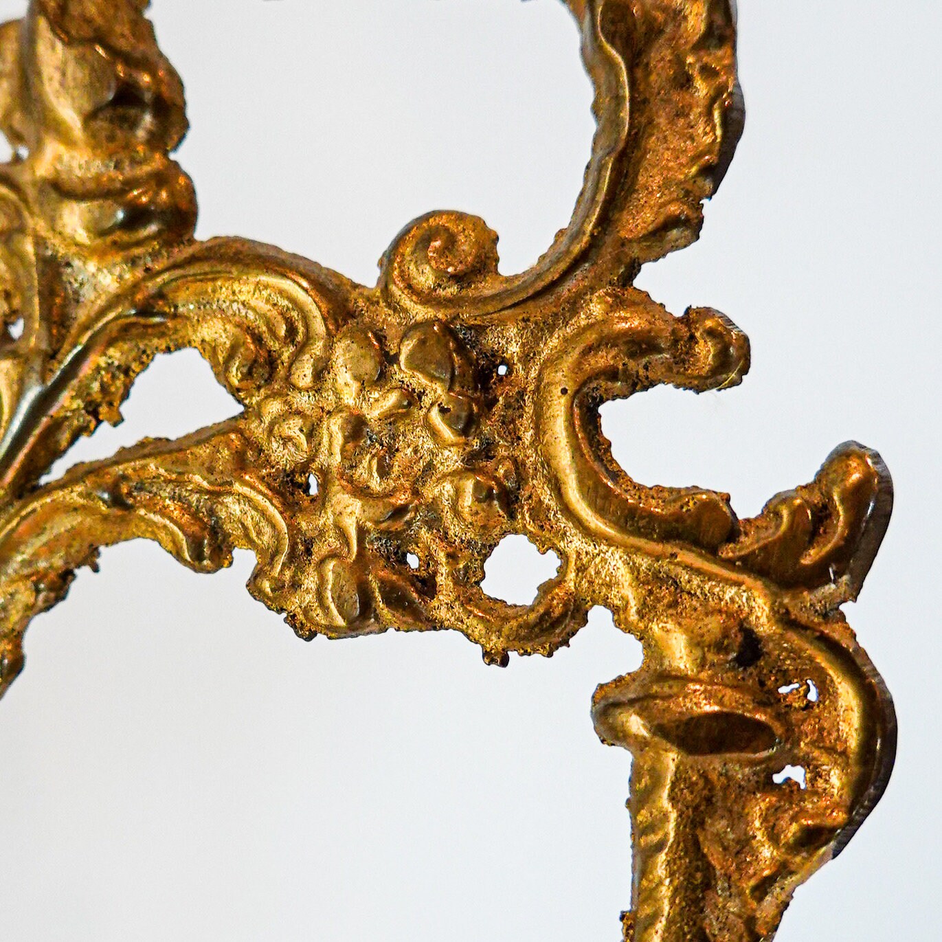 Vintage Brass Tabletop Easel - Ornate Baroque Rococo Tabletop Easel - Made in India Brass - Vintage Bookstand - Tabletop Art Display