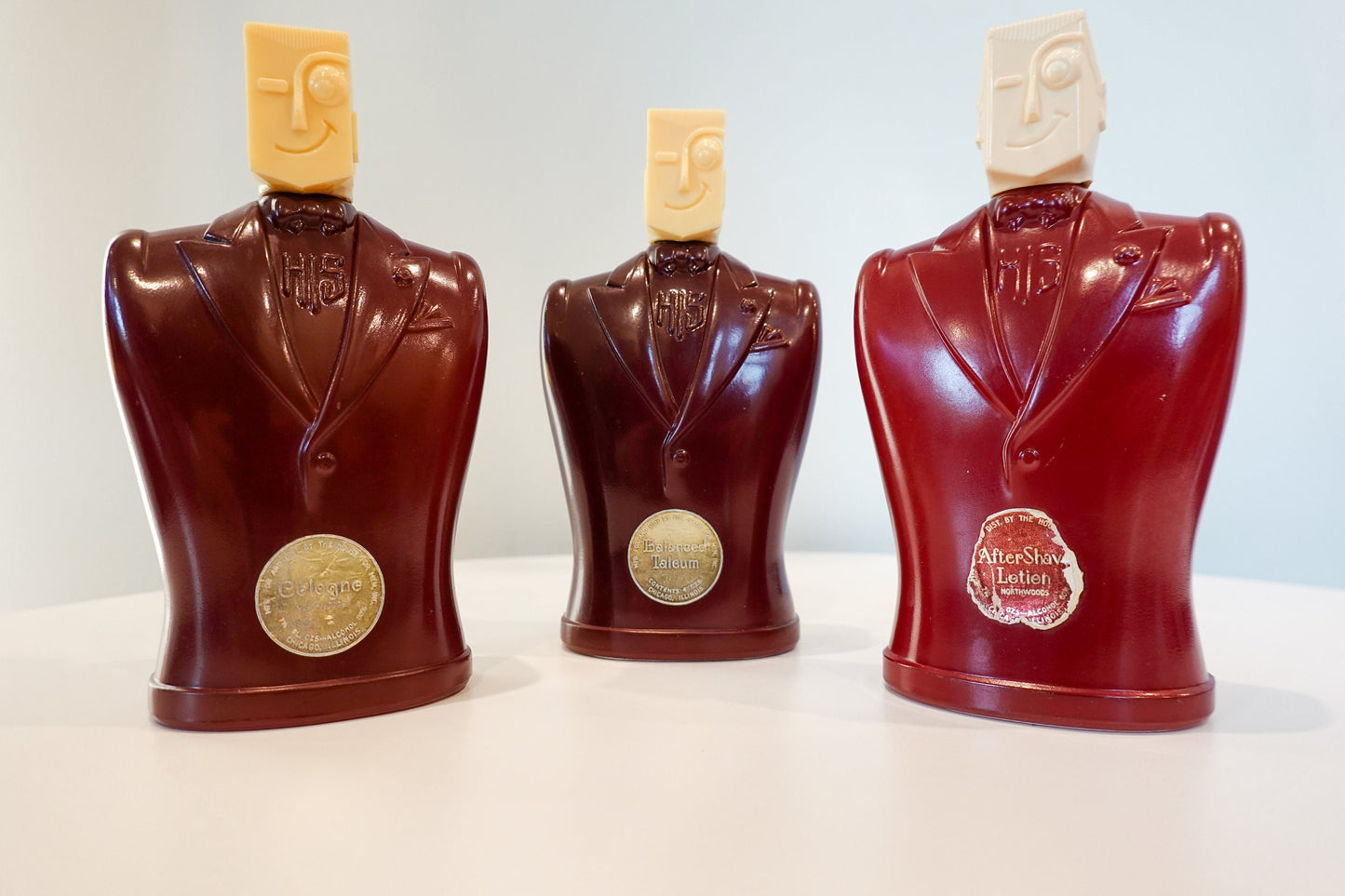 Gentlemen Cologne Bottles 1920s-1930s Art Deco - Vintage Cologne Bottles - Vintage Vanity