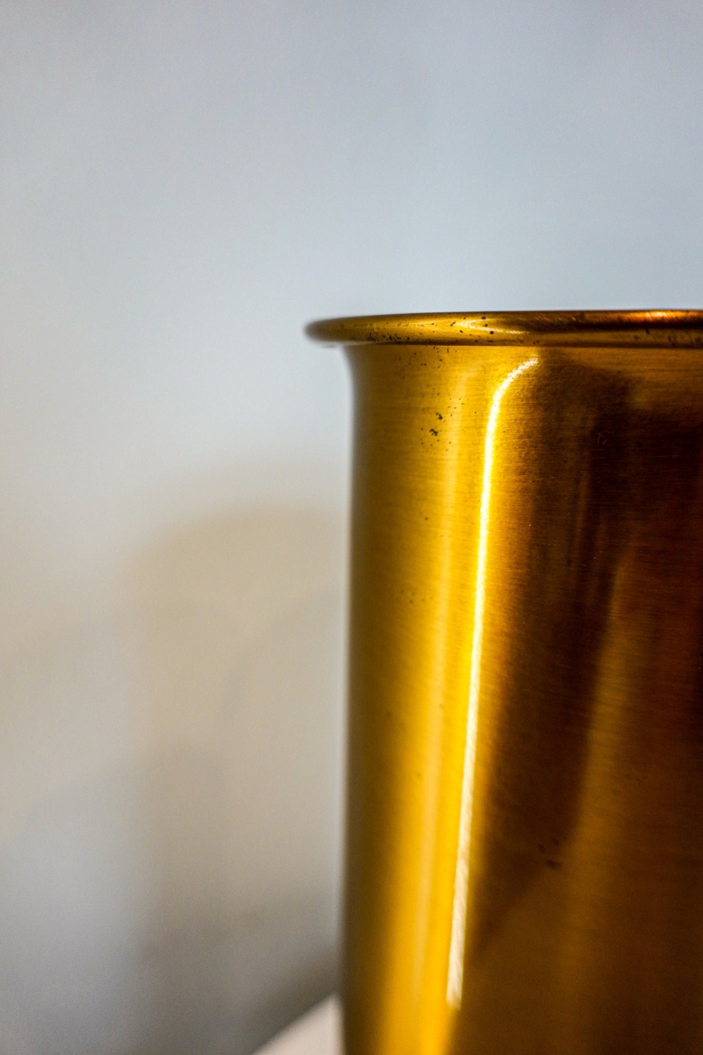 Chase Brass Vase - Von Nessen Design - Chase Brass and Copper Co. - Machine Age Vase - Art Deco Vase