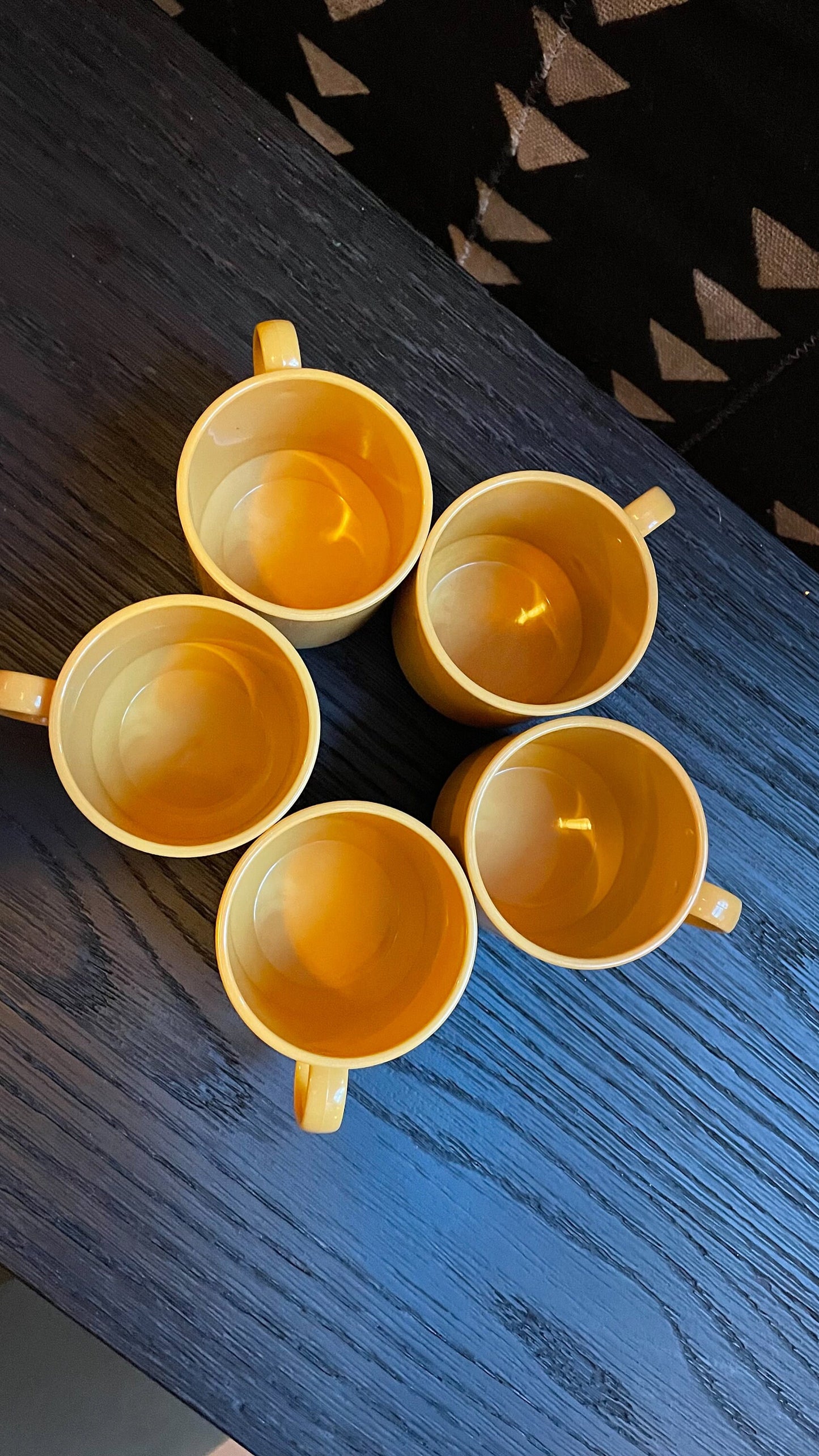 Vintage Mix & Match Place Setting - Plates, Cups, Bowls - Mid-Century Modern Dishes - Oneida-Ware - 1970s - Harvest Yellow - LAST ONES