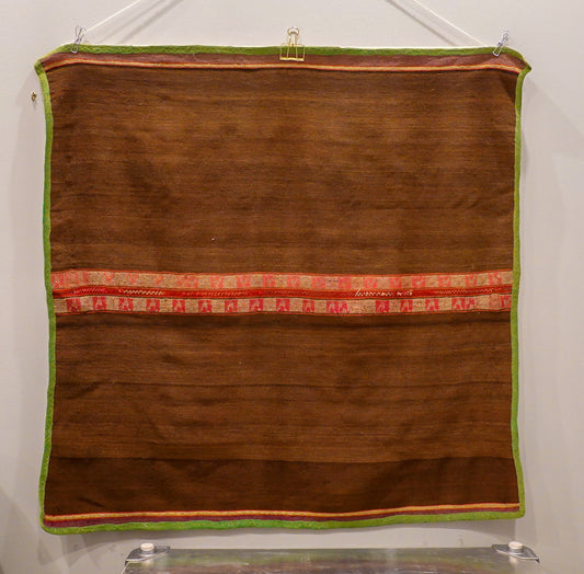 Antique Peruvian Textile - Alpaca Wool Textile or Blanket - Antique Wall Hanging