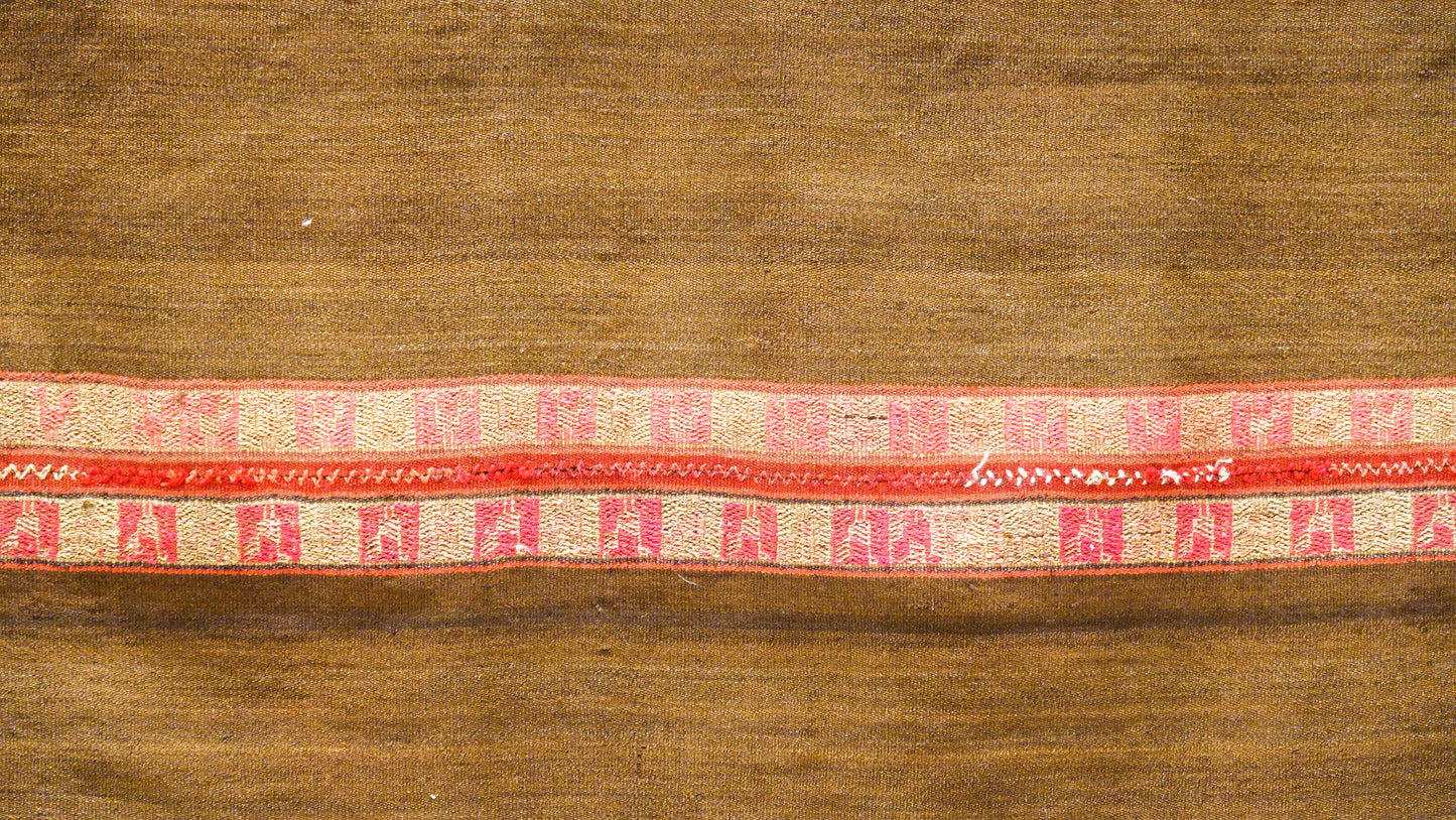 Antique Peruvian Textile - Alpaca Wool Textile or Blanket - Antique Wall Hanging