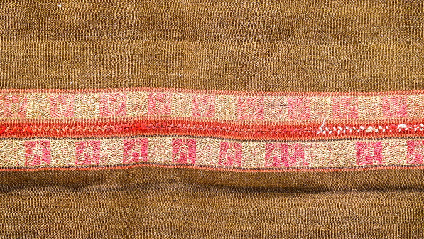 Antique Peruvian Textile - Alpaca Wool Textile or Blanket - Antique Wall Hanging