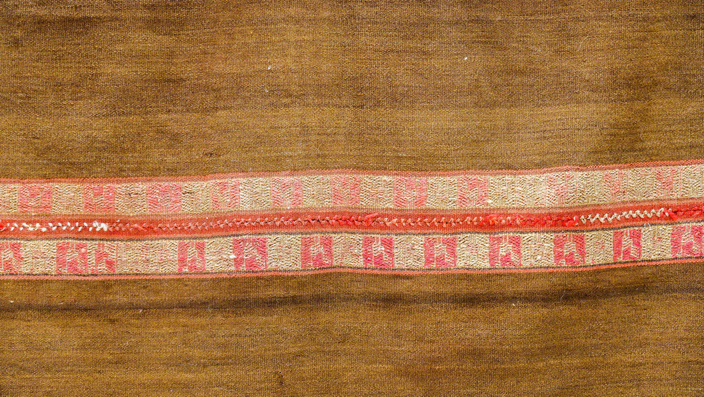 Antique Peruvian Textile - Alpaca Wool Textile or Blanket - Antique Wall Hanging