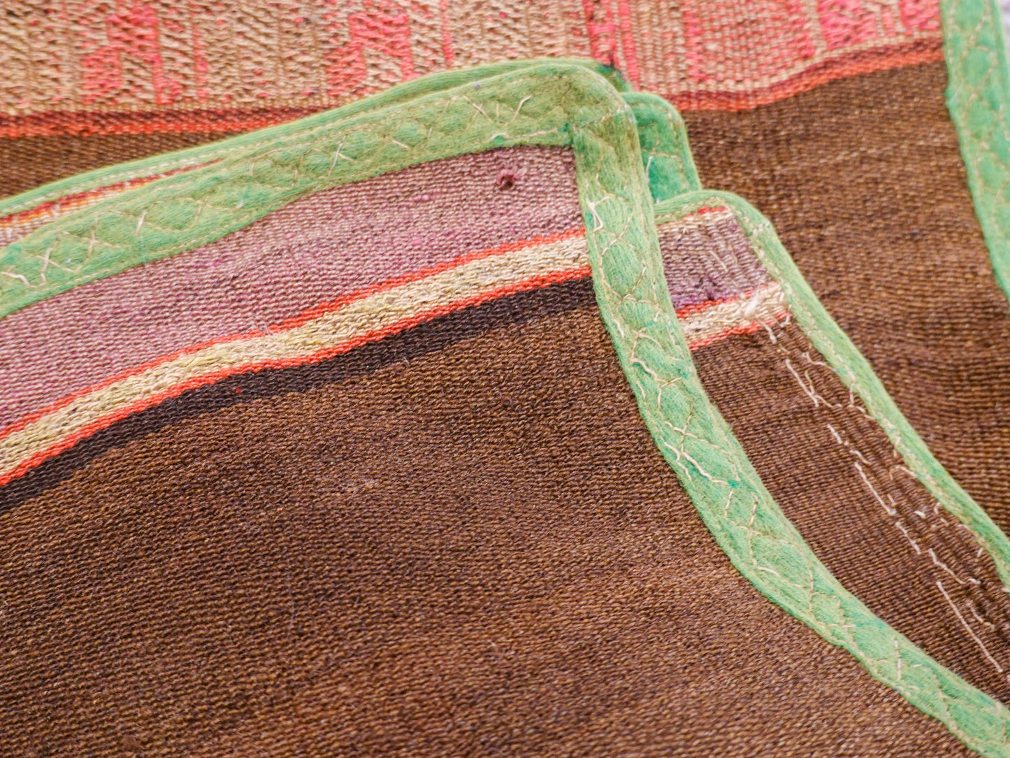 Antique Peruvian Textile - Alpaca Wool Textile or Blanket - Antique Wall Hanging