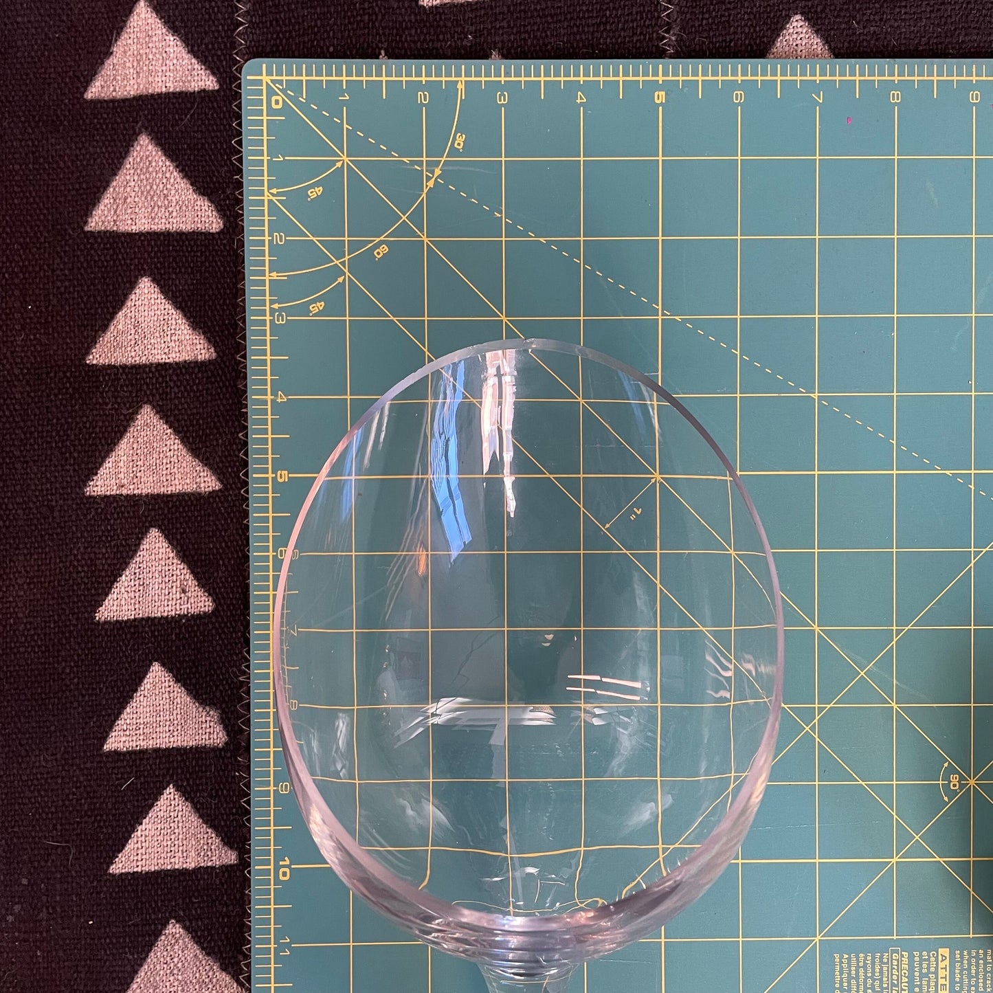 Tall Glass Bowl on Stem - Super Tall Glass Candle Holder - MCM