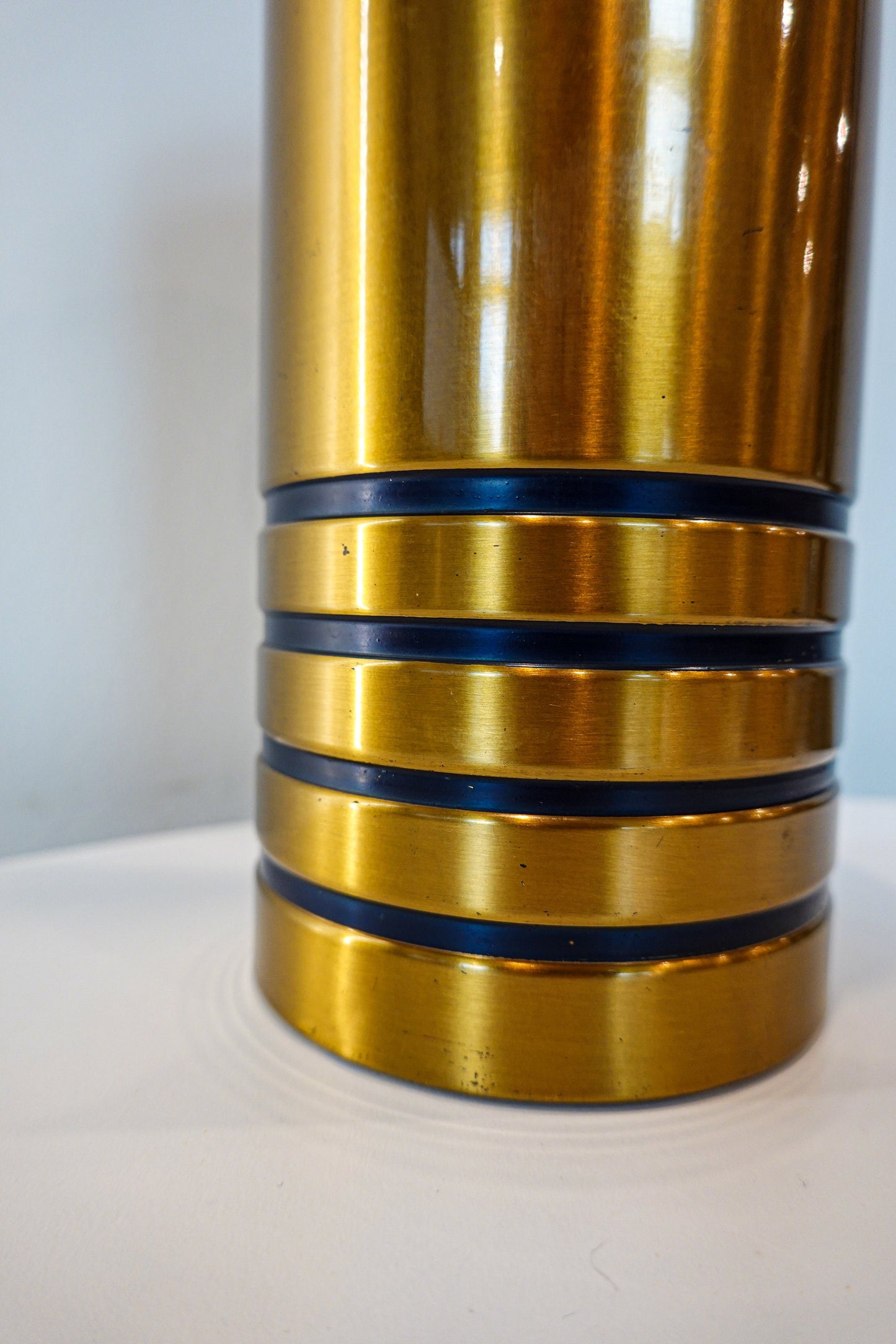 Chase Brass Vase - Von Nessen Design - Chase Brass and Copper Co. - Machine Age Vase - Art Deco Vase