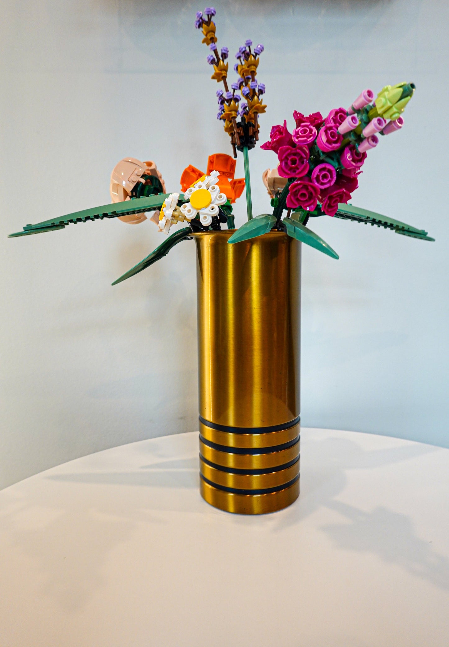 Chase Brass Vase - Von Nessen Design - Chase Brass and Copper Co. - Machine Age Vase - Art Deco Vase