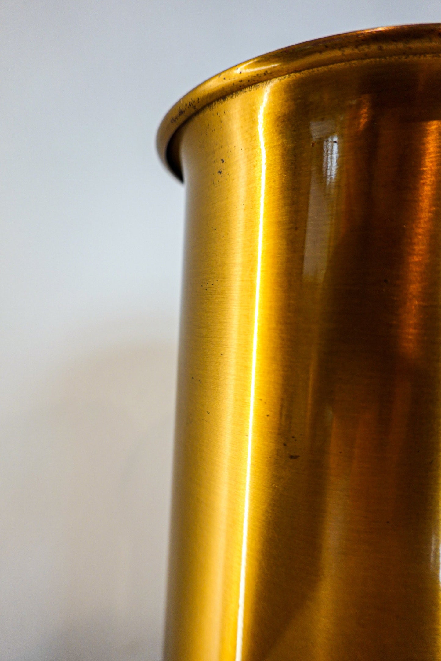 Chase Brass Vase - Von Nessen Design - Chase Brass and Copper Co. - Machine Age Vase - Art Deco Vase