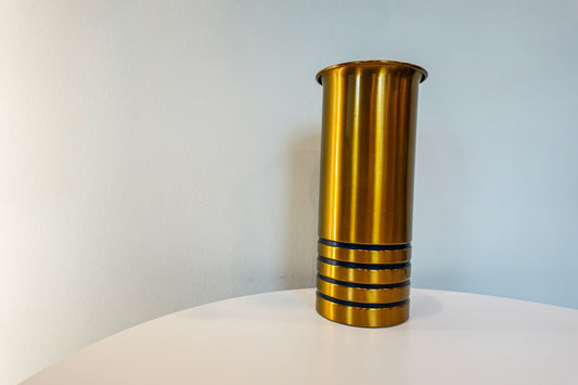 Chase Brass Vase - Von Nessen Design - Chase Brass and Copper Co. - Machine Age Vase - Art Deco Vase
