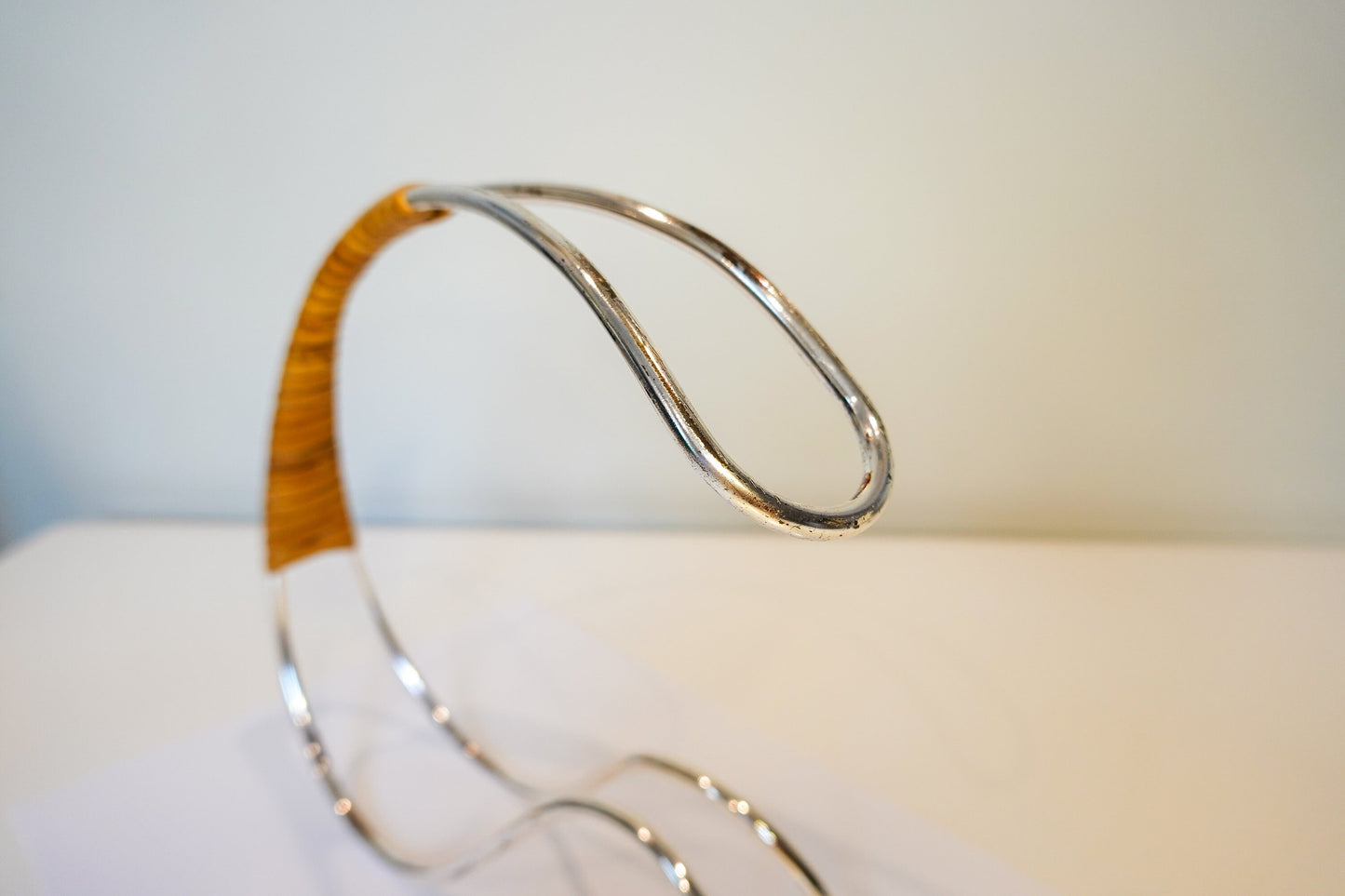 70s - 80's Bottle Holder in Carl Aubock Style - Space Age Kitchen Decor - Champagne, Wine Serving