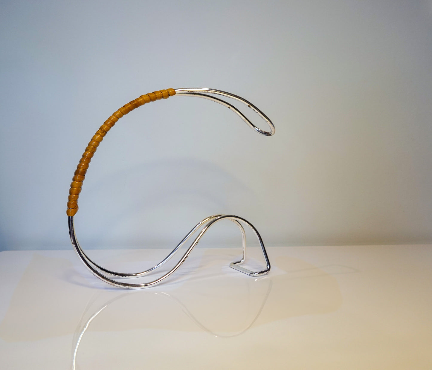 70s - 80's Bottle Holder in Carl Aubock Style - Space Age Kitchen Decor - Champagne, Wine Serving