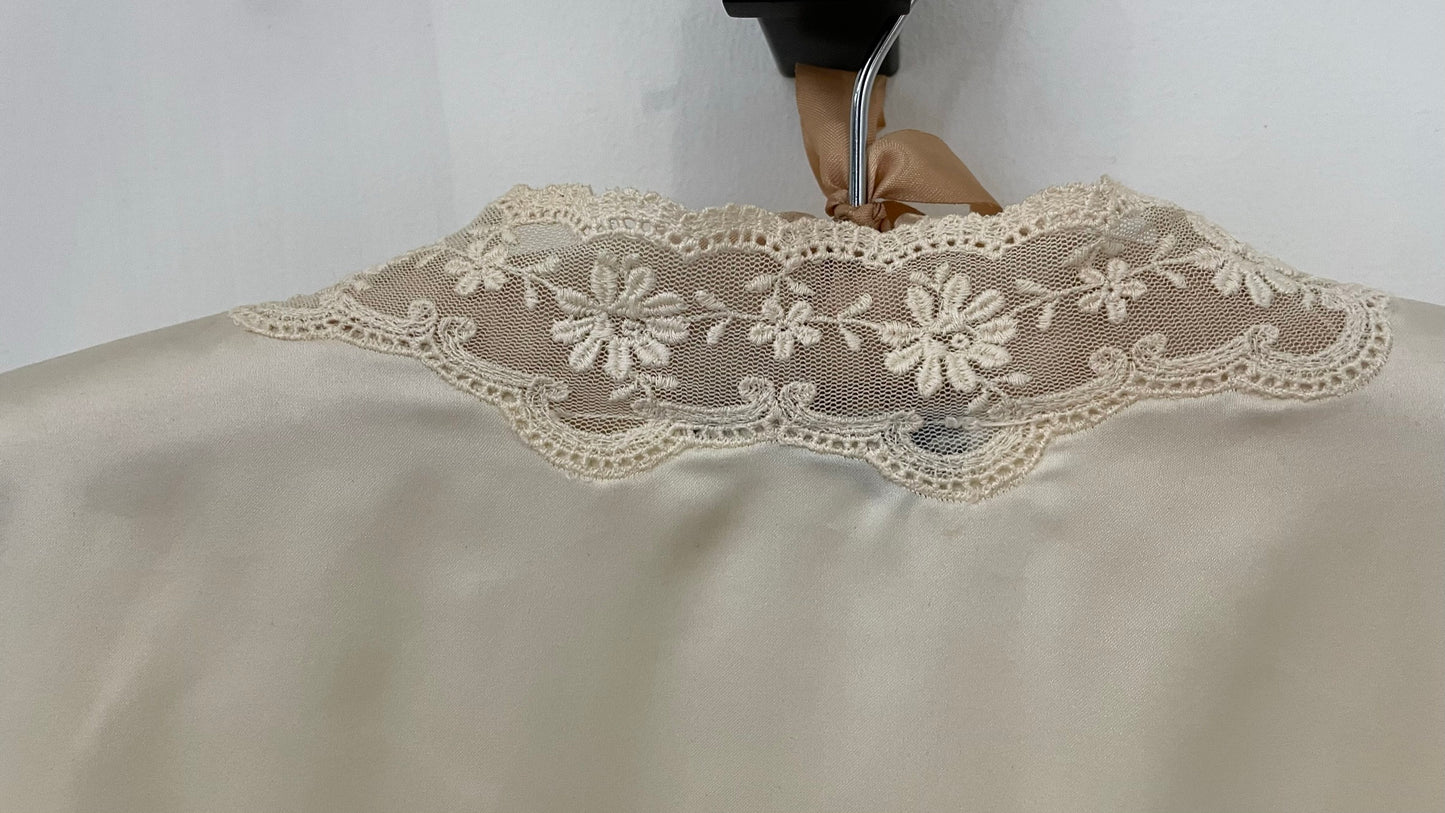 Vintage Christian Dior Silky and Lace Robe