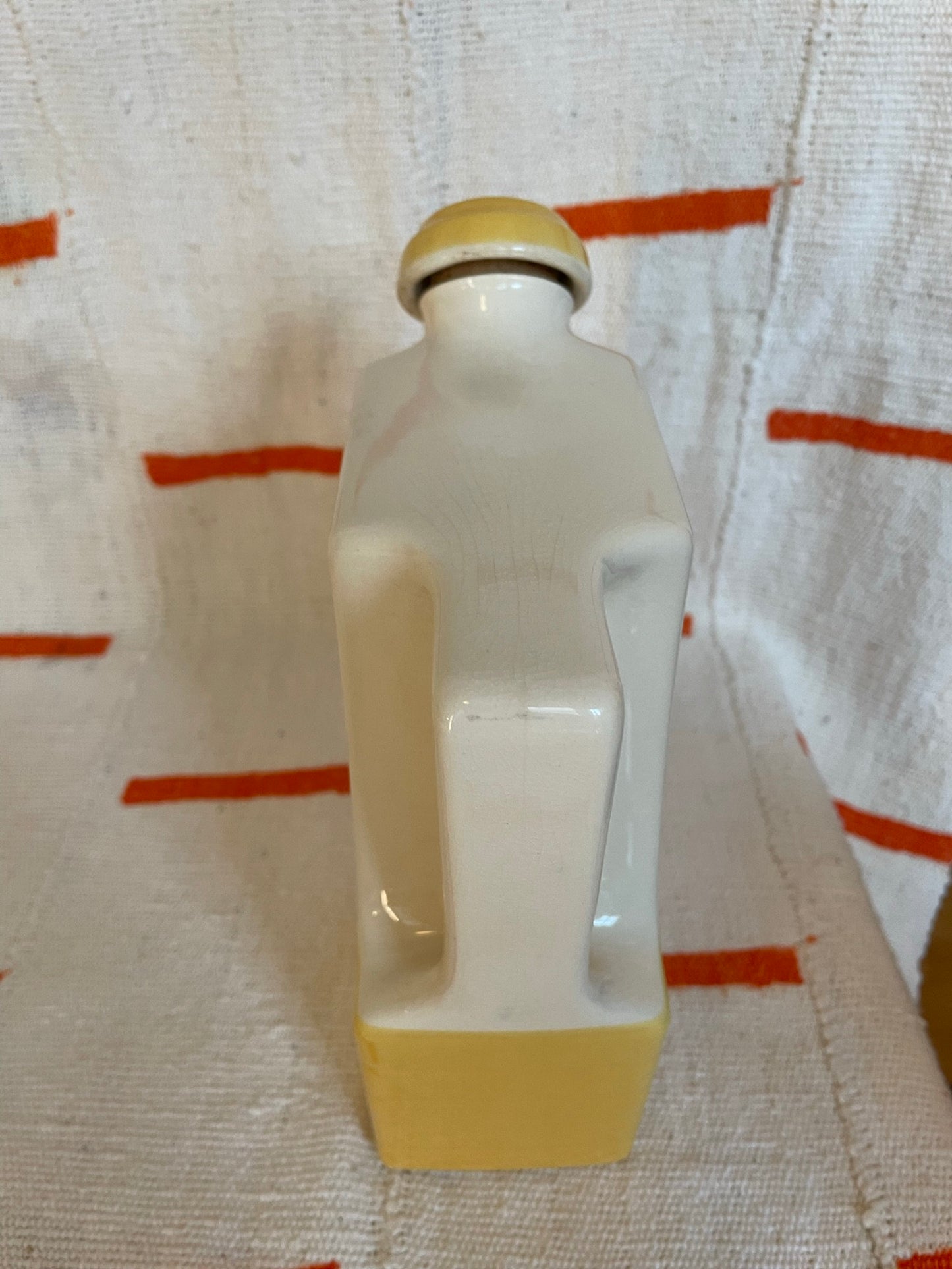 Disc Pitcher - Vintage 1950s Deco Style Pitcher - Universal Potteries Inc. Cambridge - Art Deco Style Vase - MCM Kitchen
