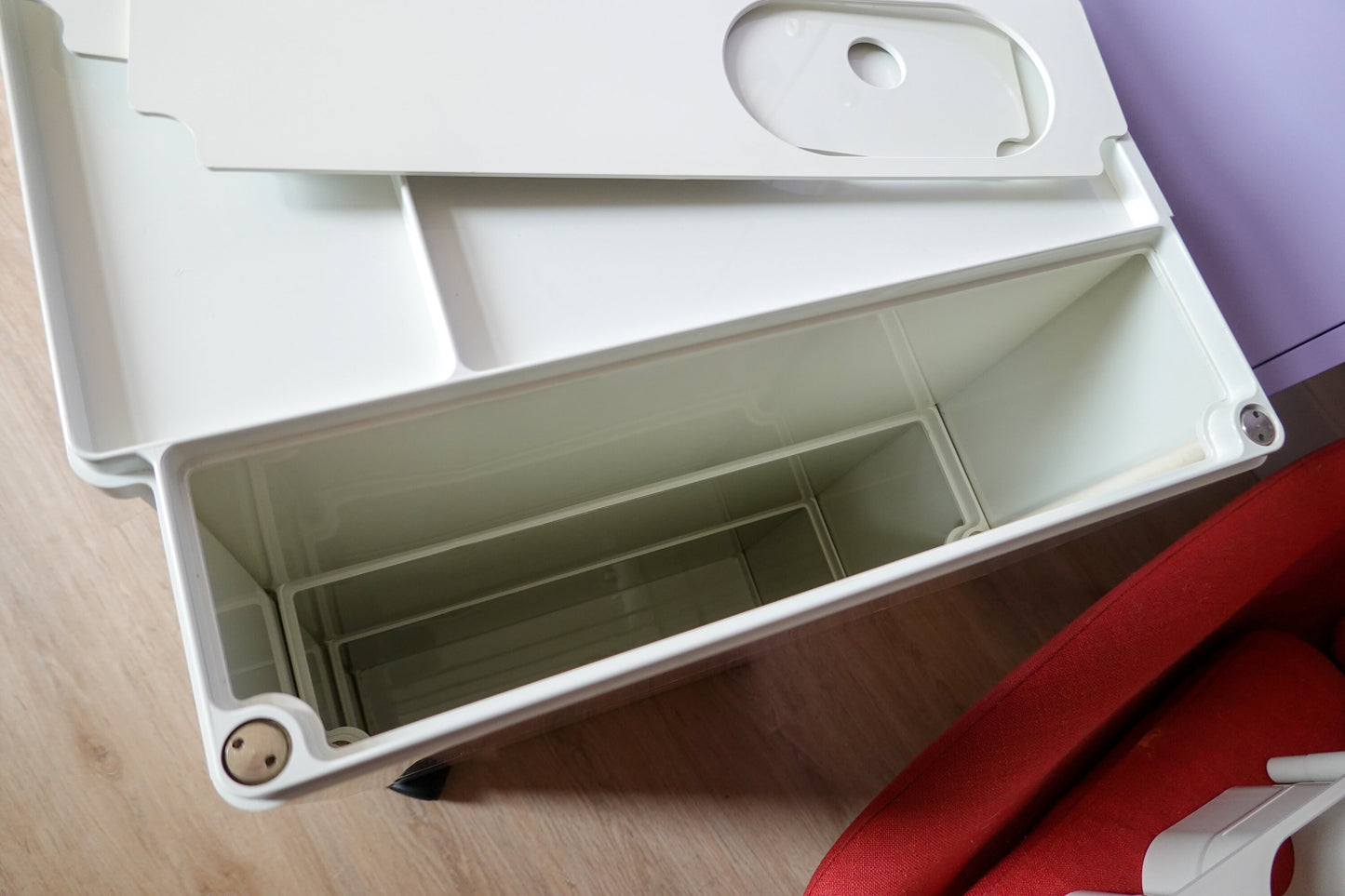 Space Age Vintage Joe Colombo Boby Storage Trolley - Bieffeplast Italy - 1970s MCM Plastic Storage