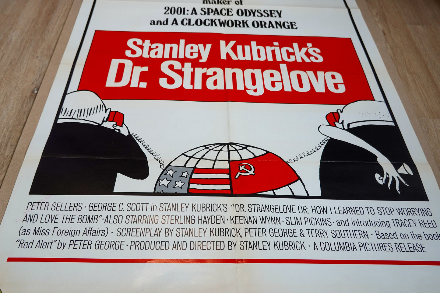 RESERVED - Dr. Strangelove by Stanley Kubrick - 1972 Original Movie Film Poster Lithograph - Early Movie Poster Print