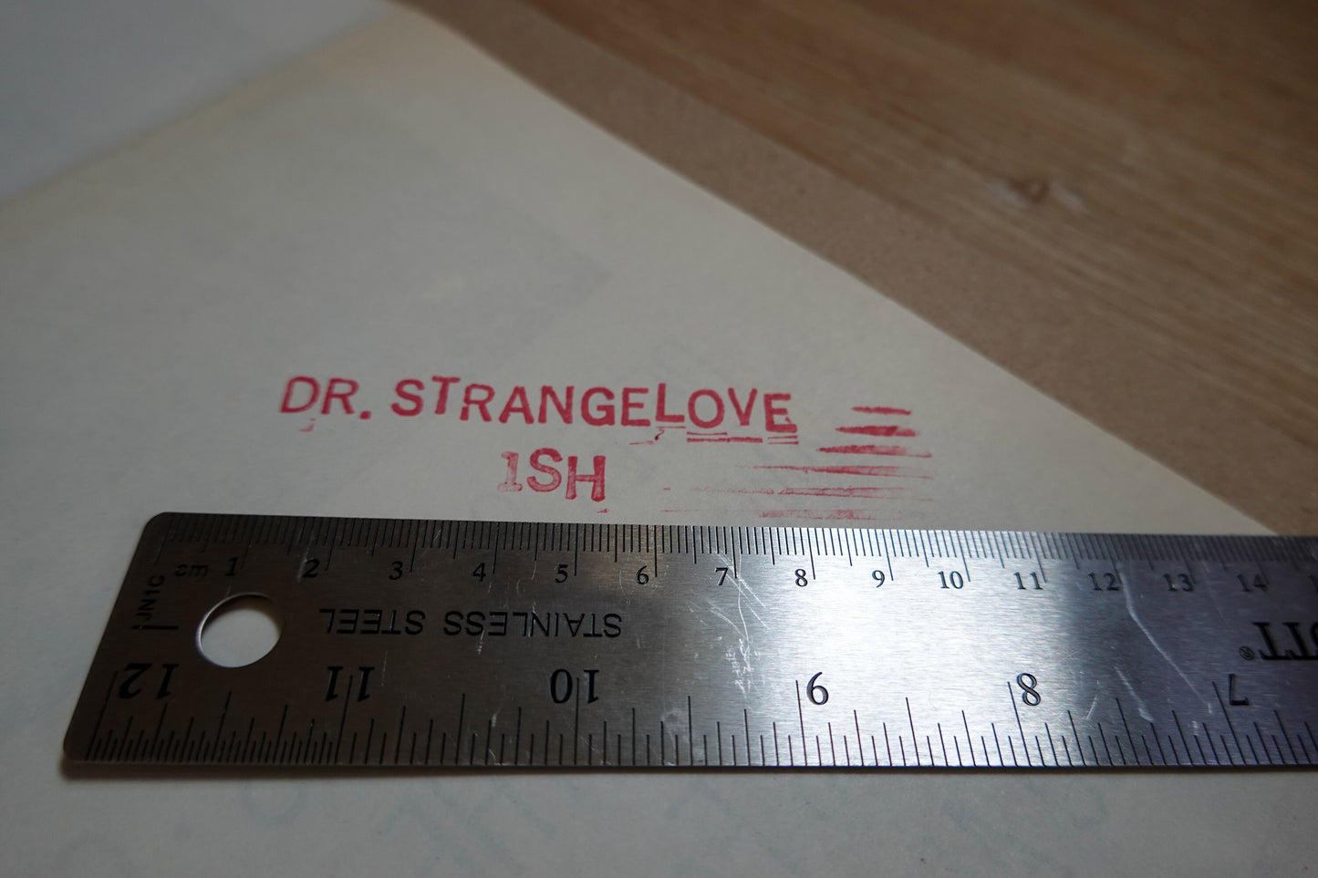 RESERVED - Dr. Strangelove by Stanley Kubrick - 1972 Original Movie Film Poster Lithograph - Early Movie Poster Print