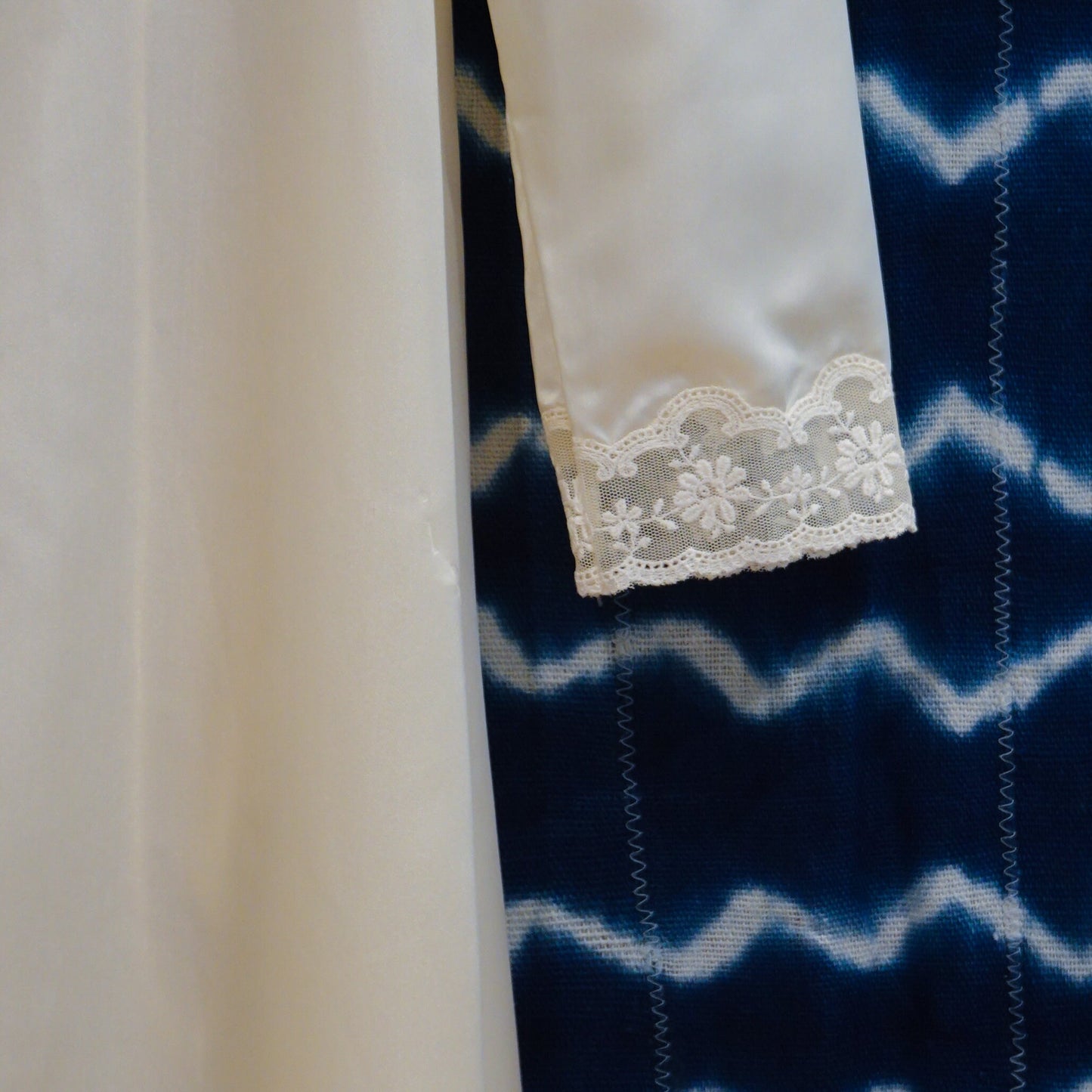 Vintage Christian Dior Silky and Lace Robe