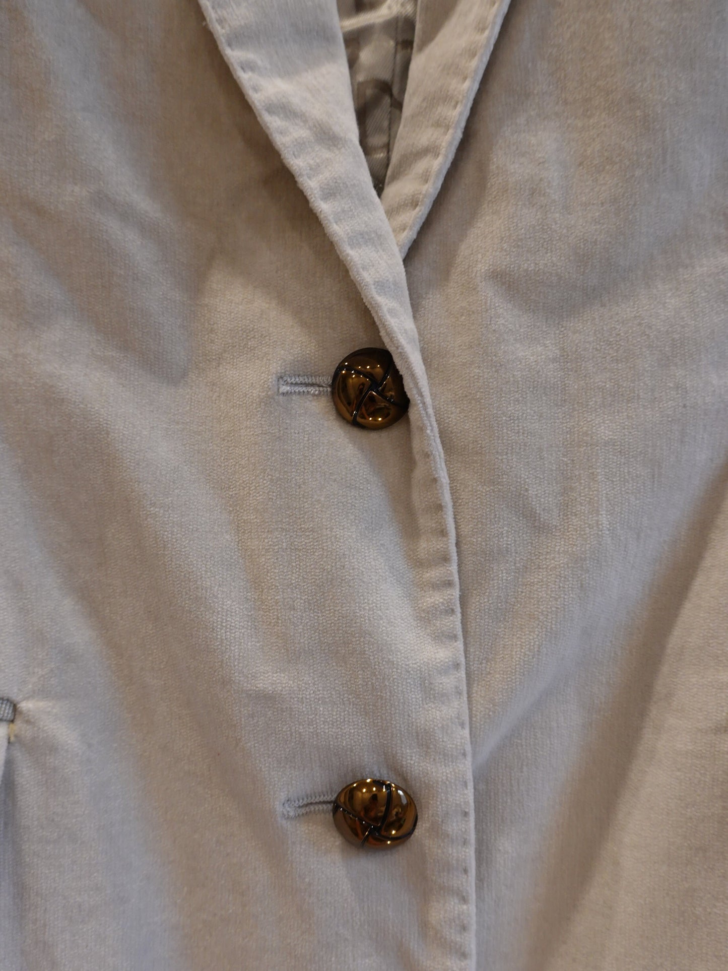 Vintage Dolce & Gabbana Single Breasted Blazer - Beige Cotton - Small or Medium