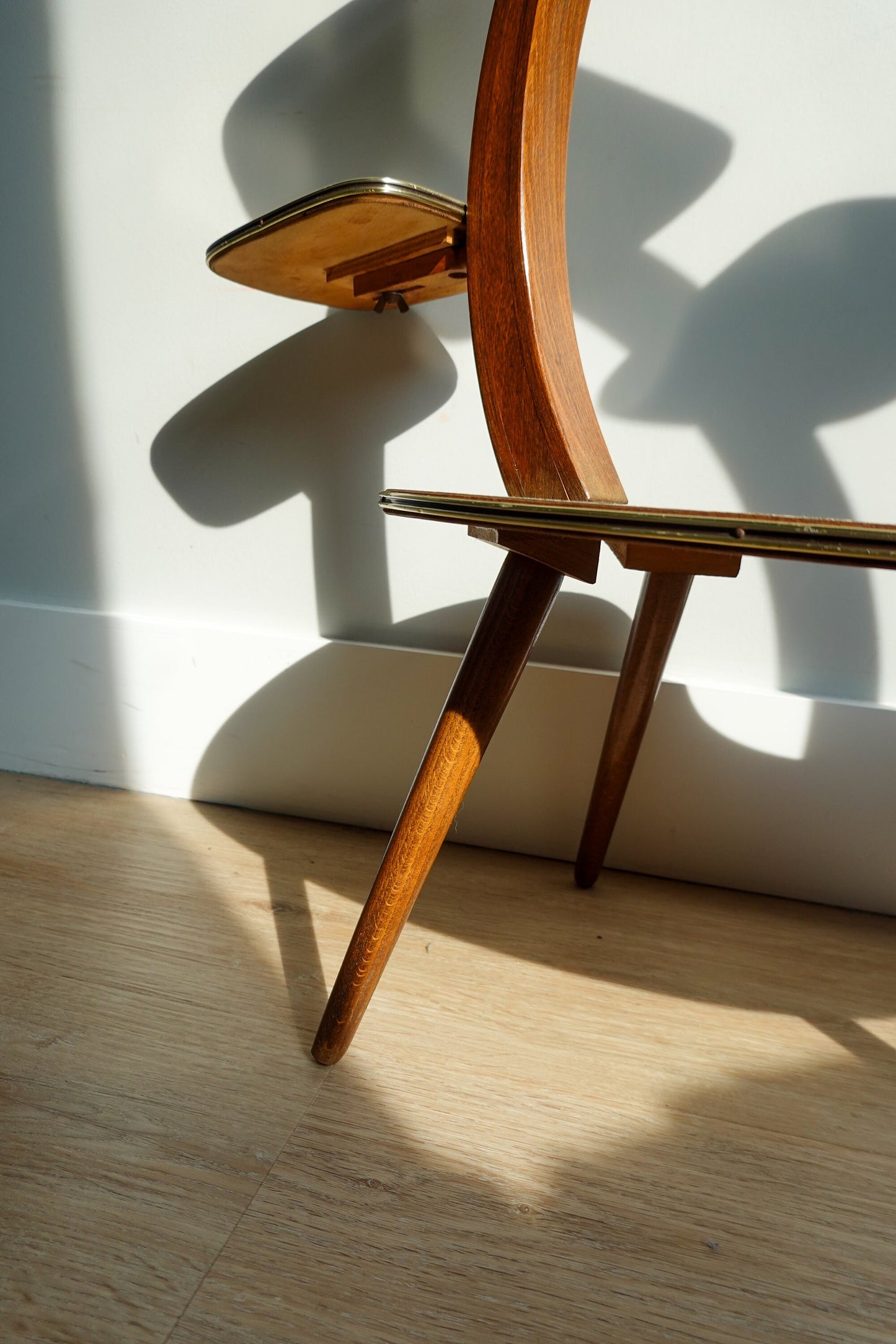 50's Four Tier Plant Stand - Vintage Plant Stand Kidney Shape - Mid-Century Modern Plant Stand - Pristine Condition European Design
