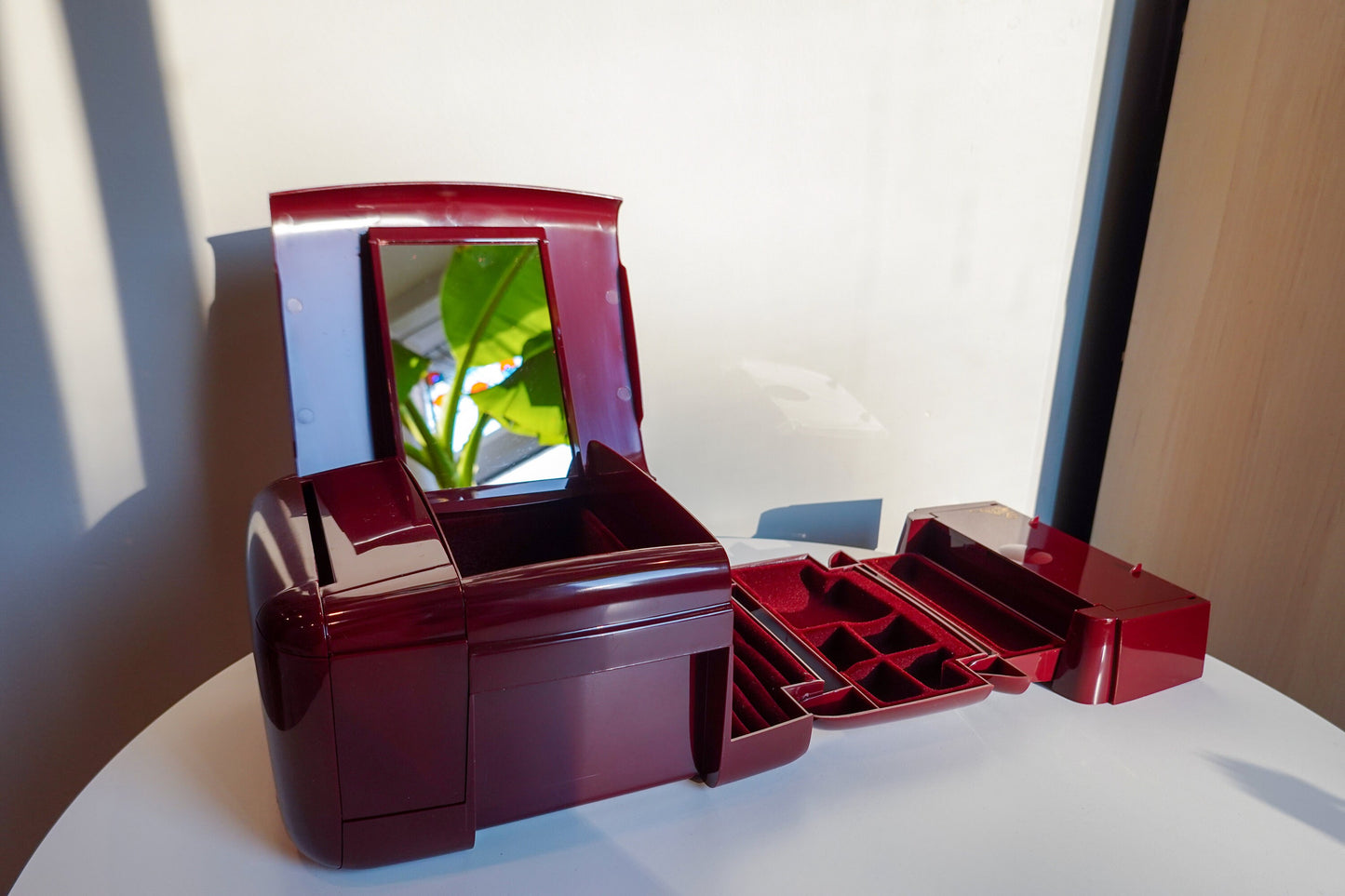 80's Expandable Jewelry Box - The Jewel Kit - High Capacity Jewelry Box - Portable Jewelry Box - Vintage Jewelry Box